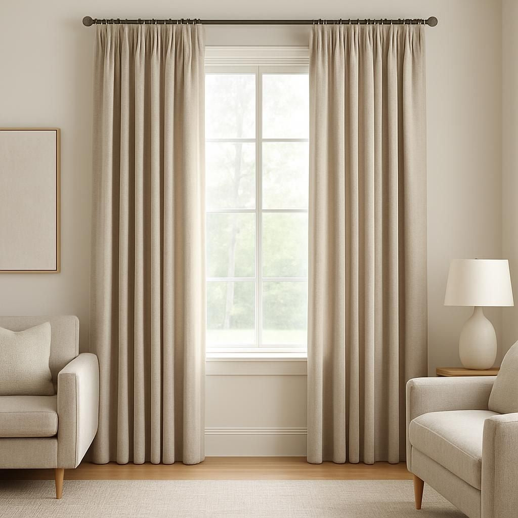 Accrocher des rideaux pour décorer une fenêtre et personnaliser son intérieur.