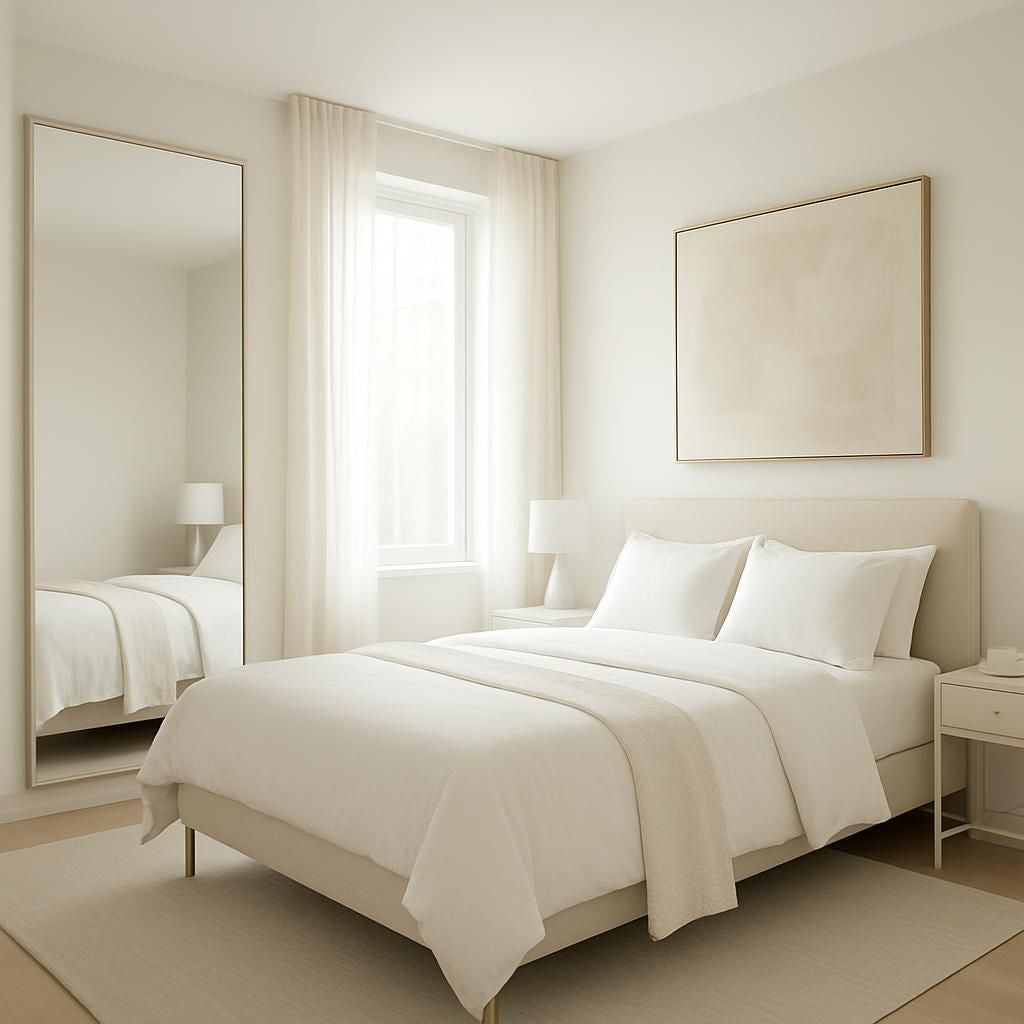 Agrandir une chambre visuellement avec des astuces de décoration d'intérieur