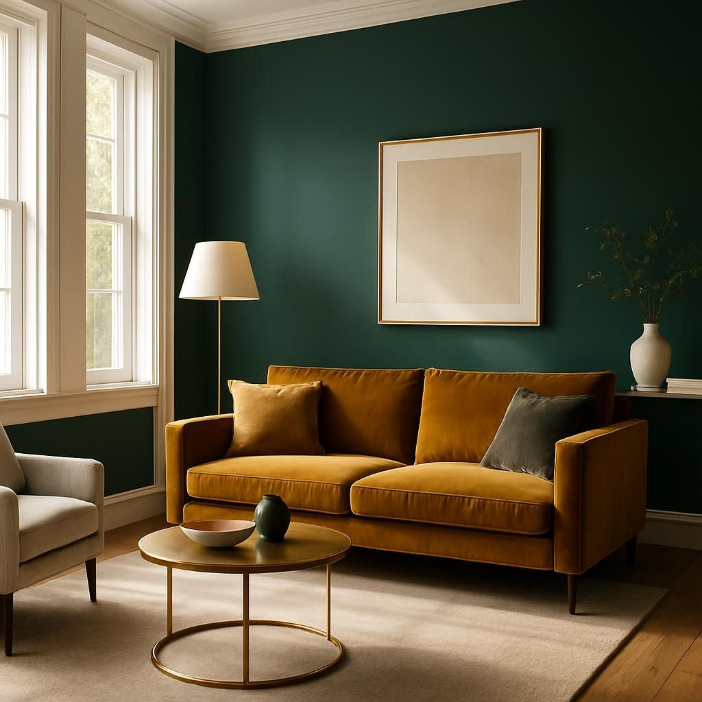 Décoration intérieure : idées pour marier le vert bouteille avec d'autres couleurs