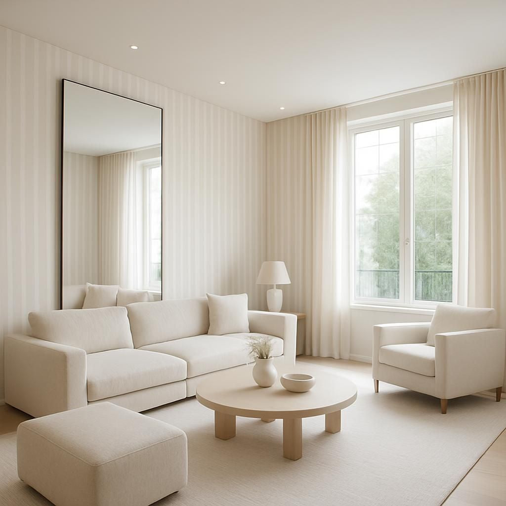 Décoration pour agrandir une pièce avec un plafond bas