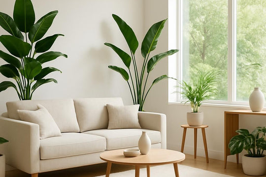 Décoration intérieure avec des plantes vertes pour une ambiance naturelle et apaisante