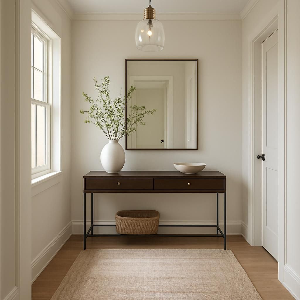 Aménagement d'une pièce de passage pour optimiser l'espace et la circulation