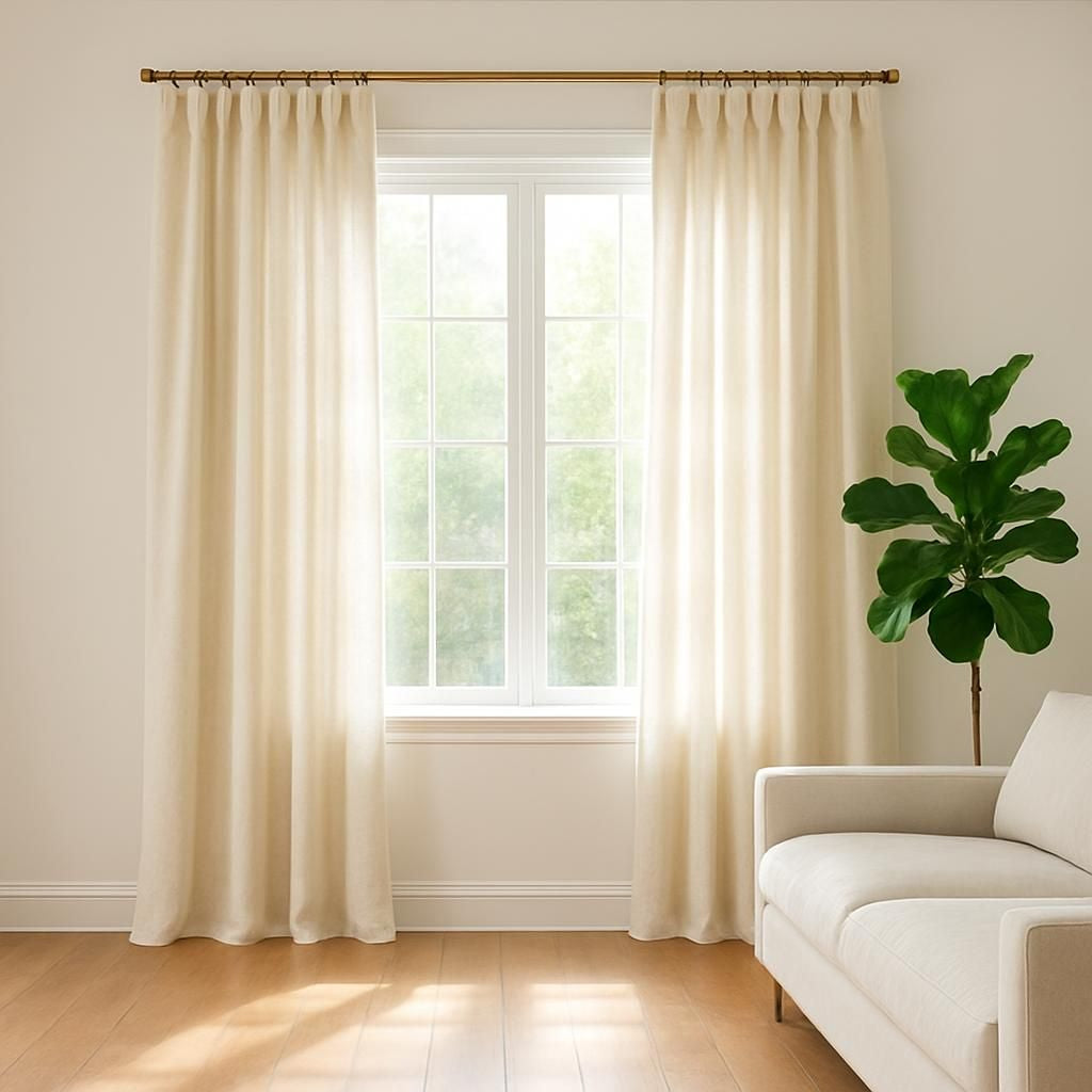 Accrocher des rideaux avec une ruflette pour une décoration intérieure élégante et pratique.