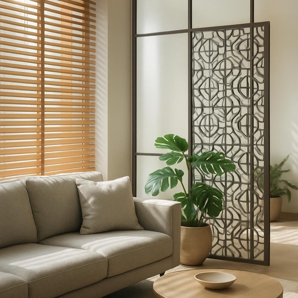 Cachez vos fenêtres sans rideaux avec des solutions décoratives astucieuses pour l'intérieur.