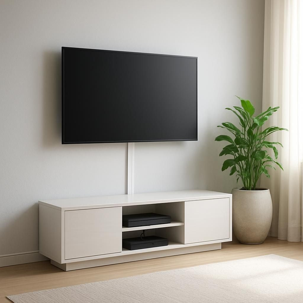 Cacher les câbles TV au mur pour une décoration intérieure épurée