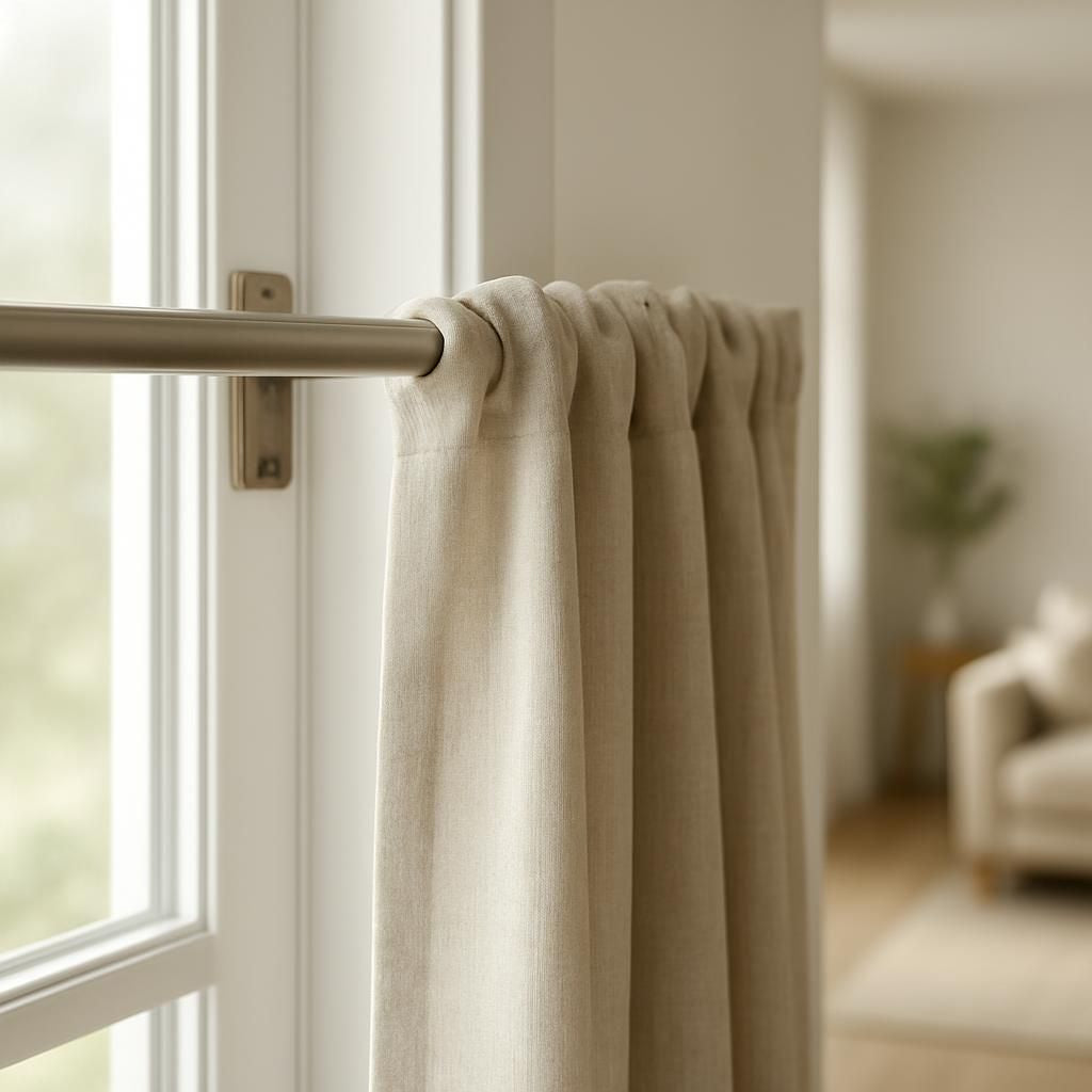 Accrocher des rideaux sur une fenêtre en PVC, astuces et solutions pratiques.