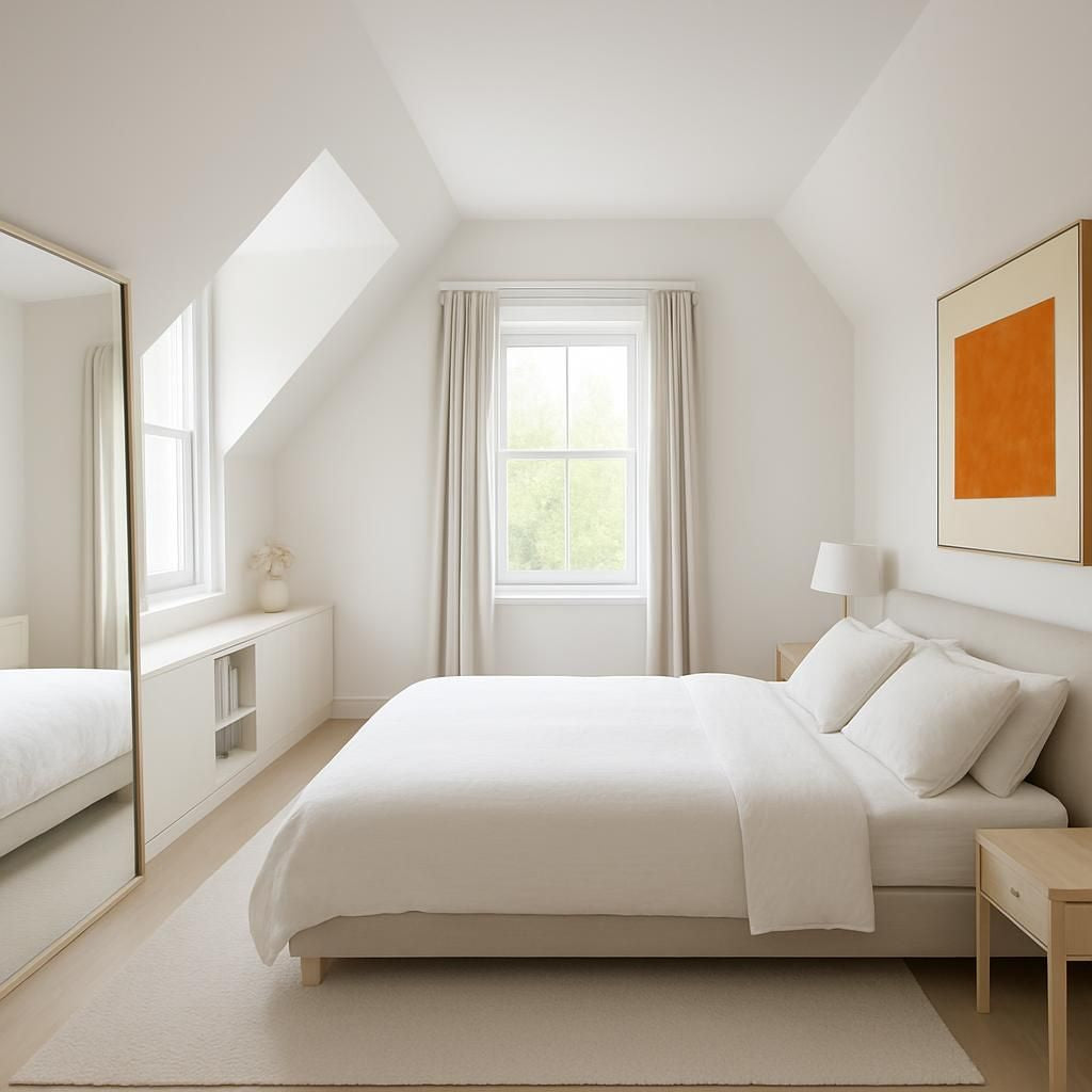 Agrandir une chambre mansardée avec des astuces de décoration d'intérieur