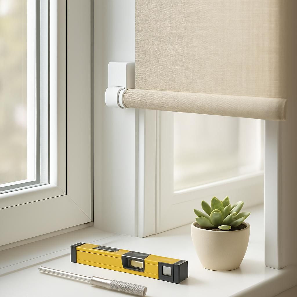 Accrocher des stores sur fenêtre PVC pour une décoration intérieure pratique et esthétique.