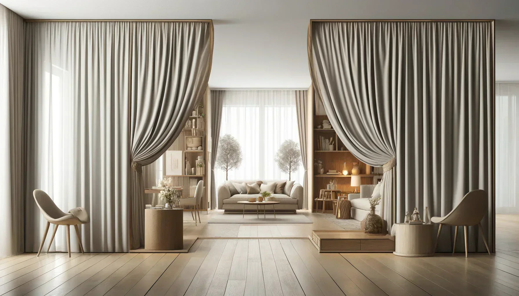 Comment separer deux pieces avec un rideau ? | Ombre Interieur