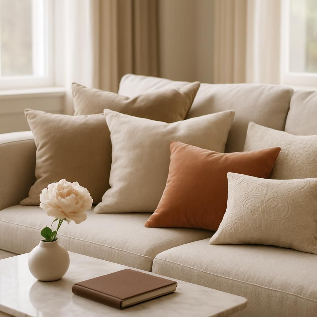 Coussins décoratifs pour embellir votre salon et canapé