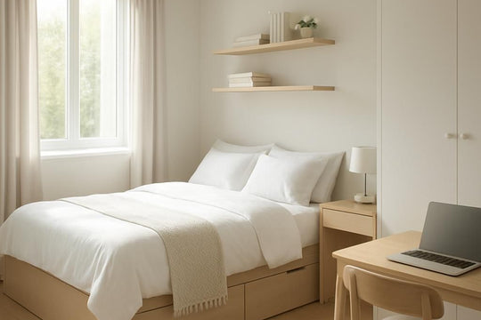 Rangement optimisé pour une petite chambre, astuces décoration et gain de place