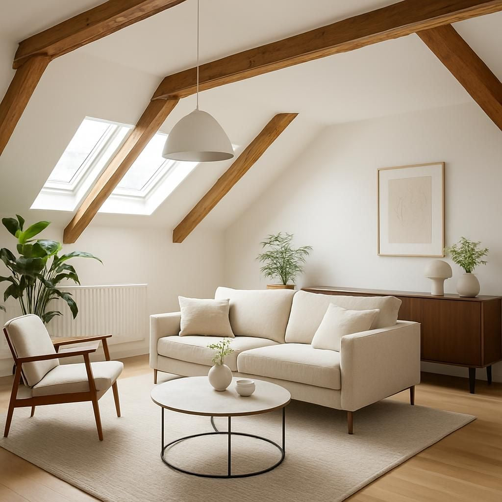 Aménagement d'un appartement sous les toits avec charme et fonctionnalité