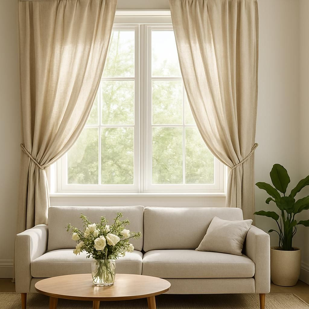 Accrocher des rideaux sans barre pour une décoration d'intérieur pratique et esthétique.