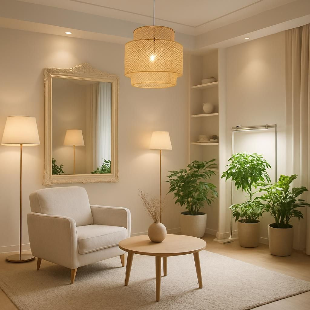 Aménagement d'une pièce sans fenêtre avec astuces déco et éclairage