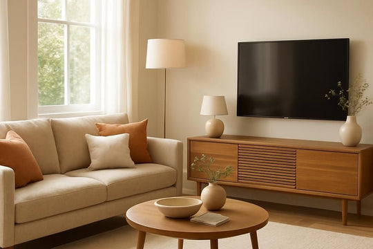 Meubles et decoration pour un salon moderne et accueillant