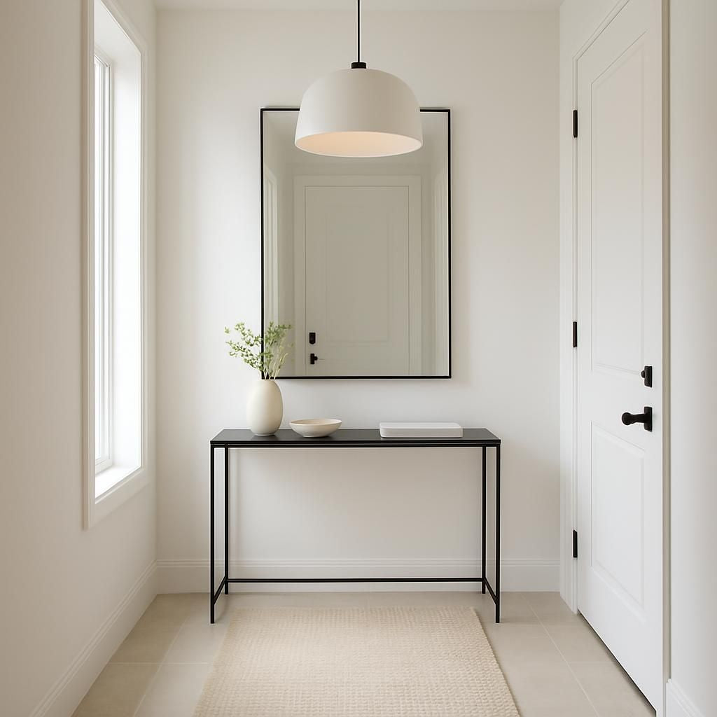 Aménagement d'un hall d'entrée étroit pour optimiser l'espace et l'accueil