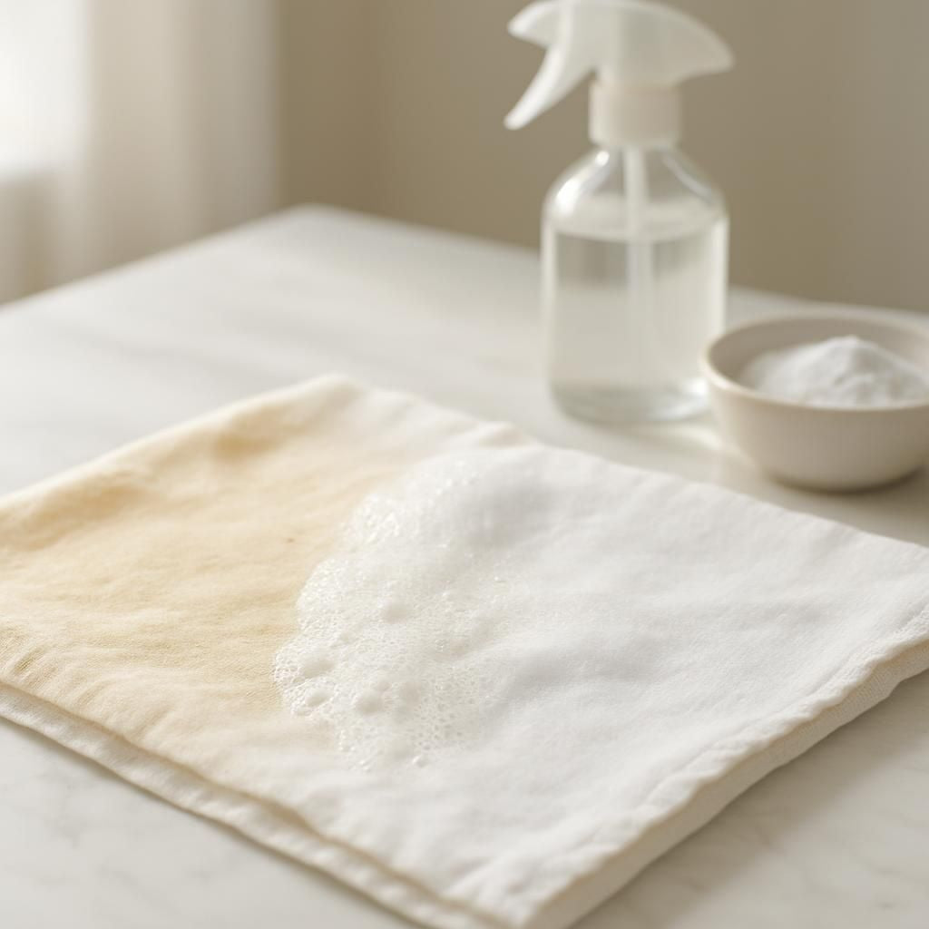 Décoration d'intérieur : astuce pour détacher un tissu jauni