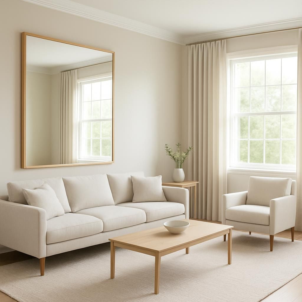 Décoration d'intérieur pour agrandir une pièce visuellement avec des astuces d'optique