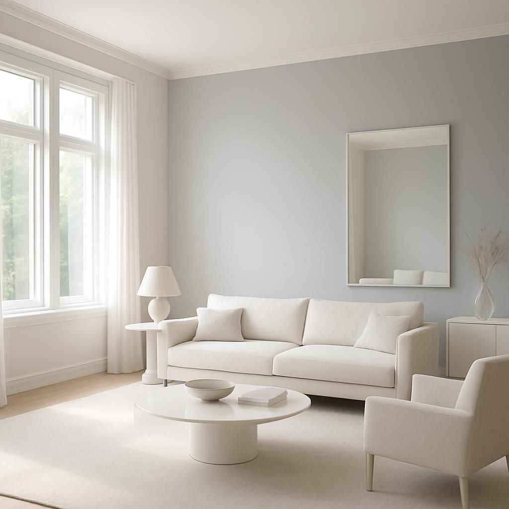 Décoration d'intérieur : agrandir une pièce avec deux couleurs pour une illusion d'espace