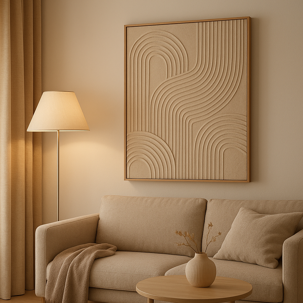 Panneau décoration murale en bois naturel pour embellir votre intérieur avec style