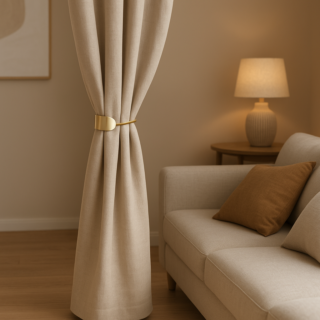 Pince pour rideau trop long, solution pratique pour ajuster la longueur sans couture