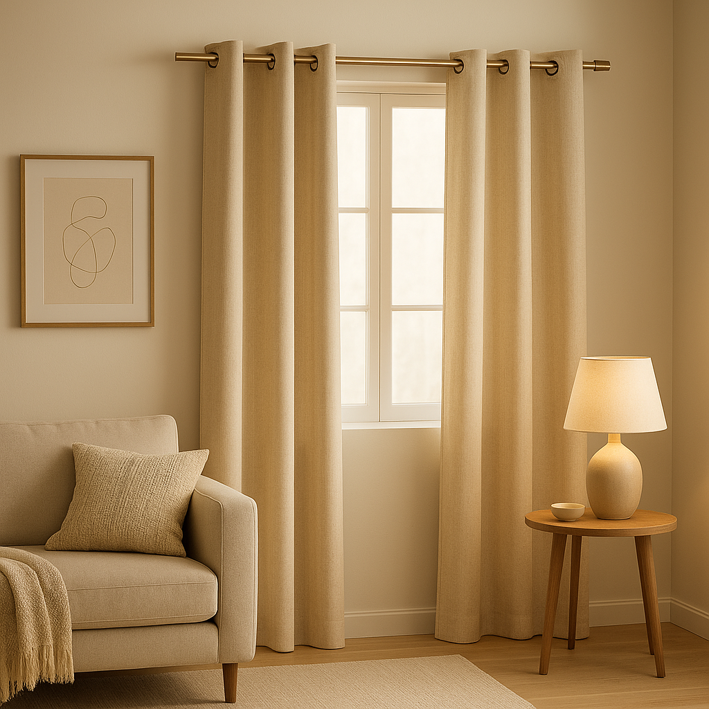 Tringle à rideau sans perçage pour une installation facile et réglable sur tous types de murs.