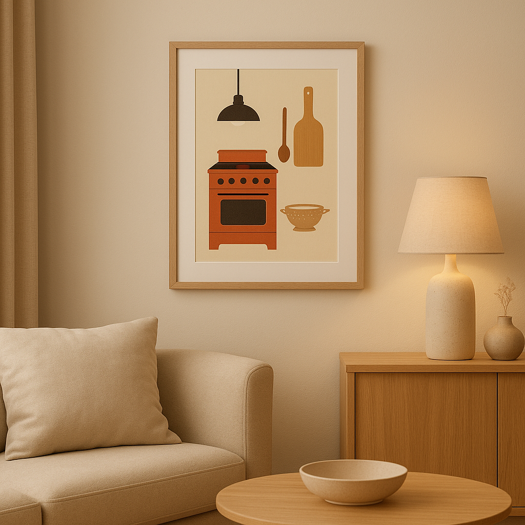 Tableau déco cuisine moderne pour embellir votre intérieur avec élégance et originalité