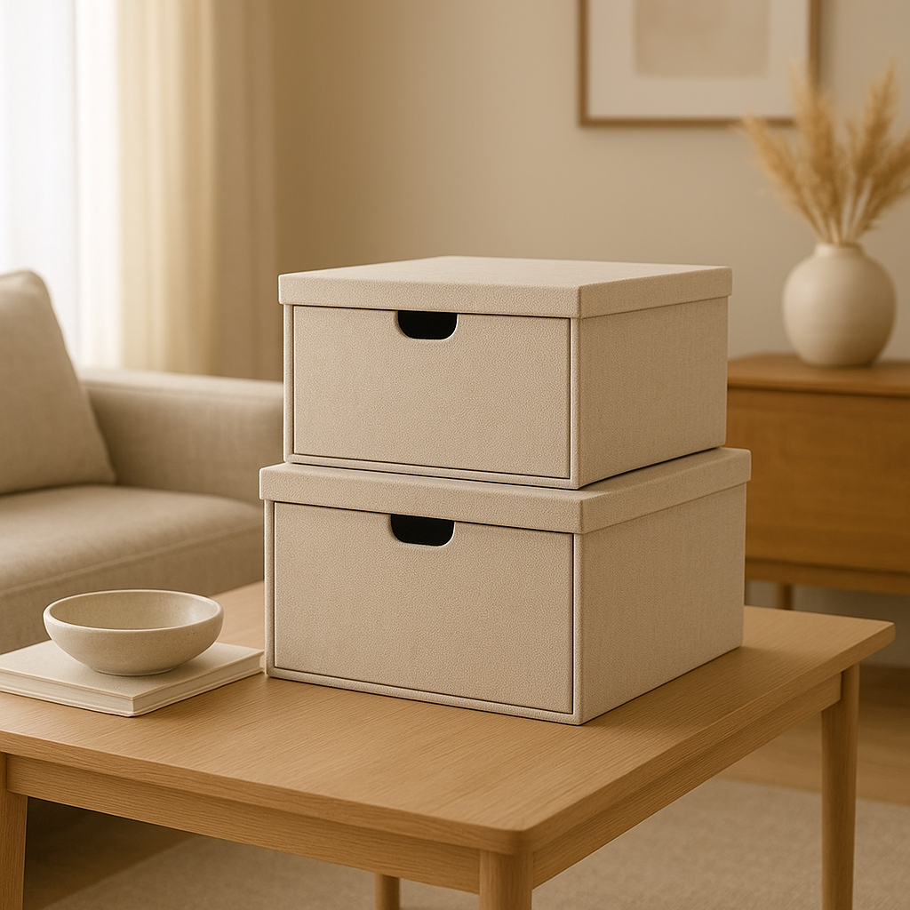 Boîte de rangement pour tiroir en tissu, organisateur gain de place pour vos meubles