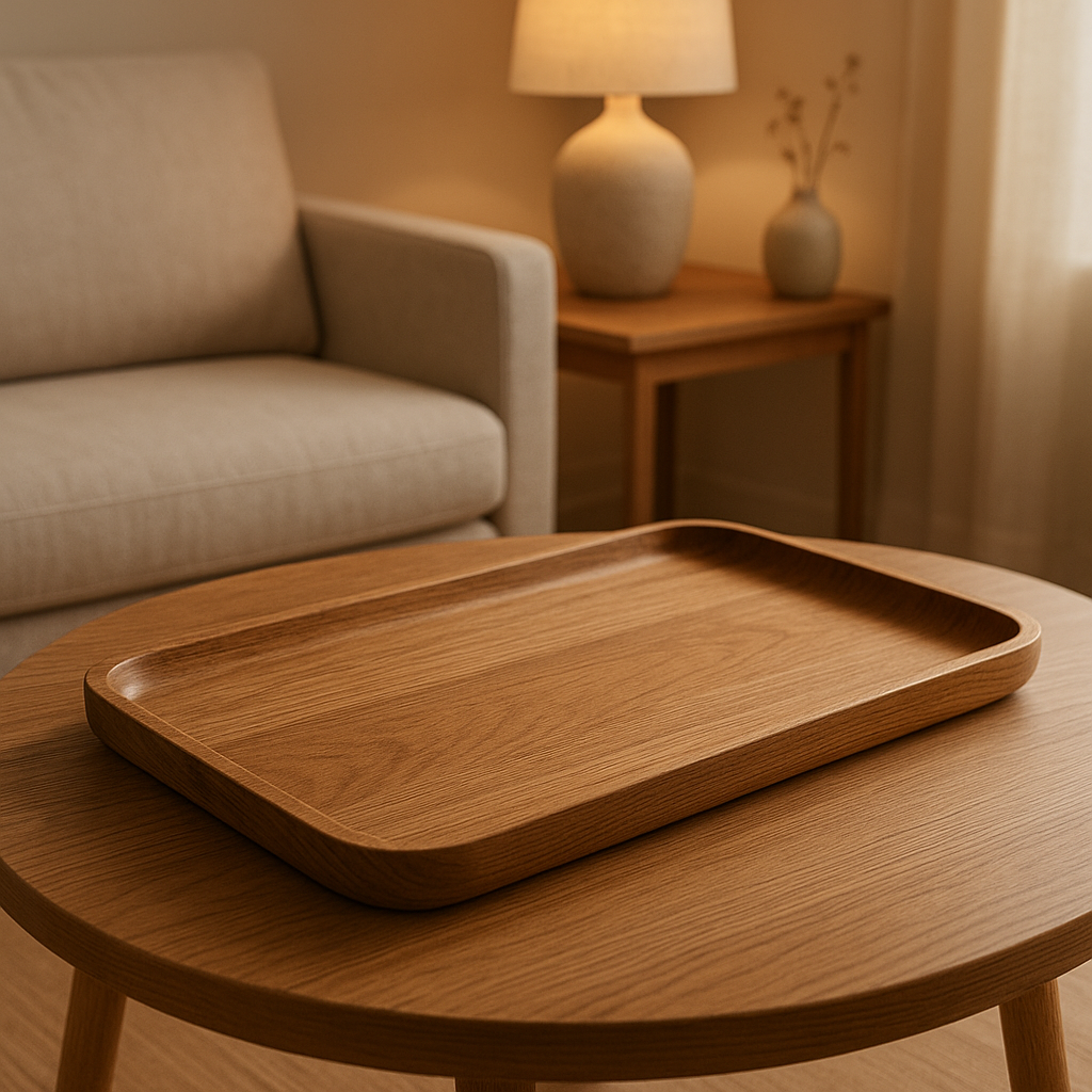 Plateau de table en bois massif, design épuré pour une déco intérieure naturelle et chaleureuse.