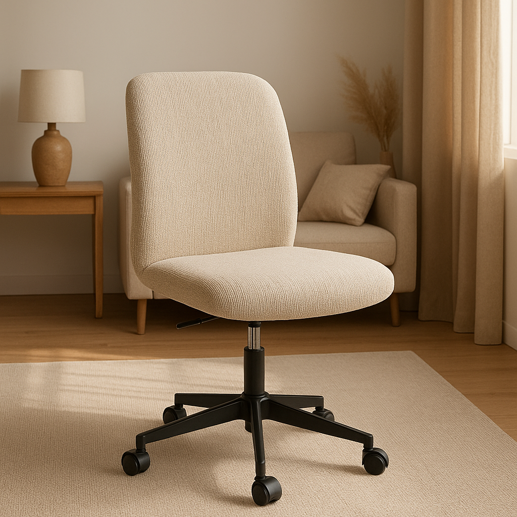 Housse de protection pour chaise de bureau, élégante et ajustable, en tissu respirant.