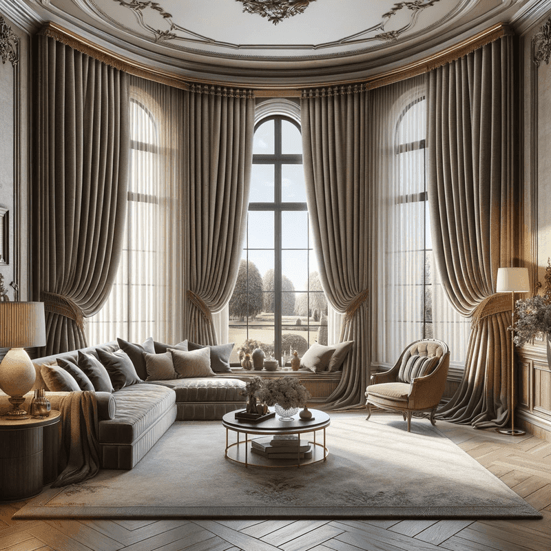 Des rideaux variés, aux textures et couleurs uniques, pour habiller vos fenêtres avec style et personnalité.