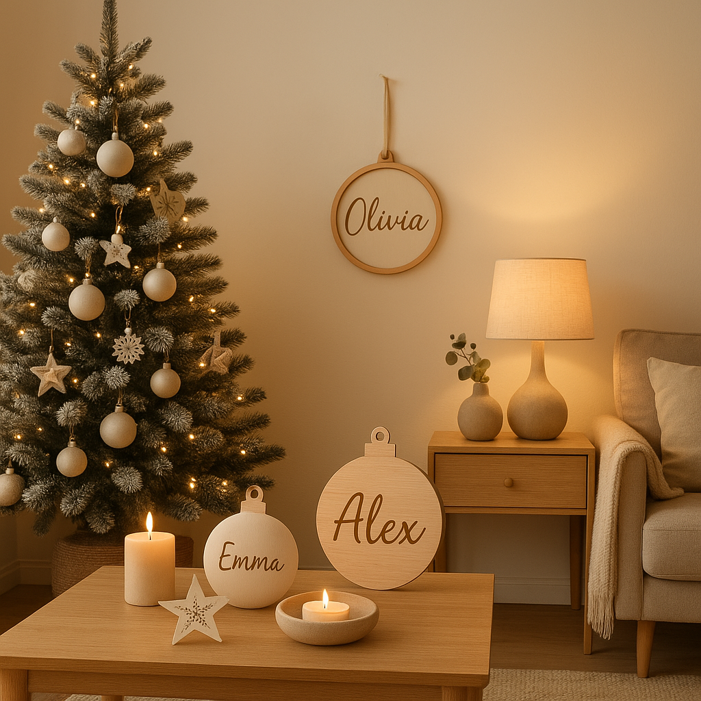 Décoration de Noël personnalisée pour un intérieur unique et festif
