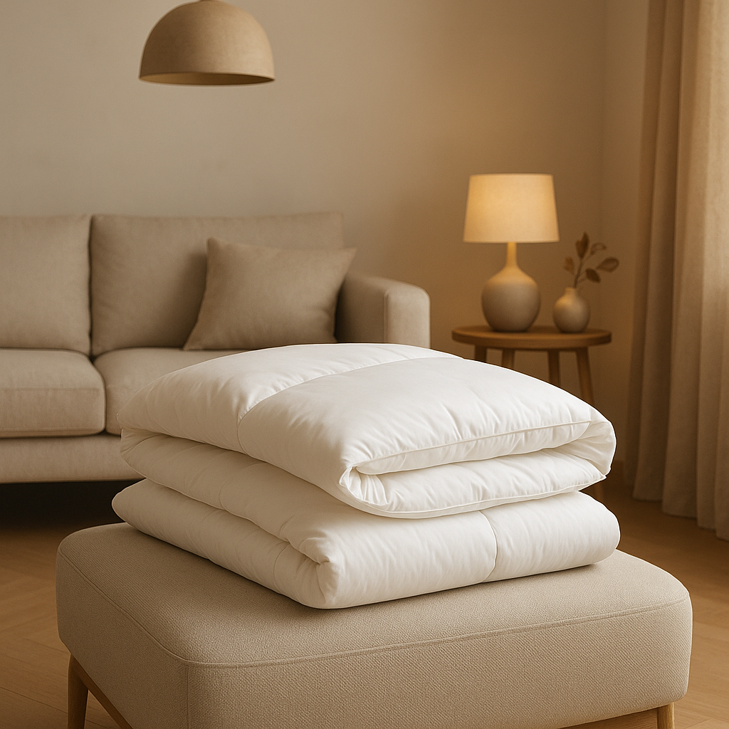 Édredon défroissable pour une chambre élégante et un sommeil paisible