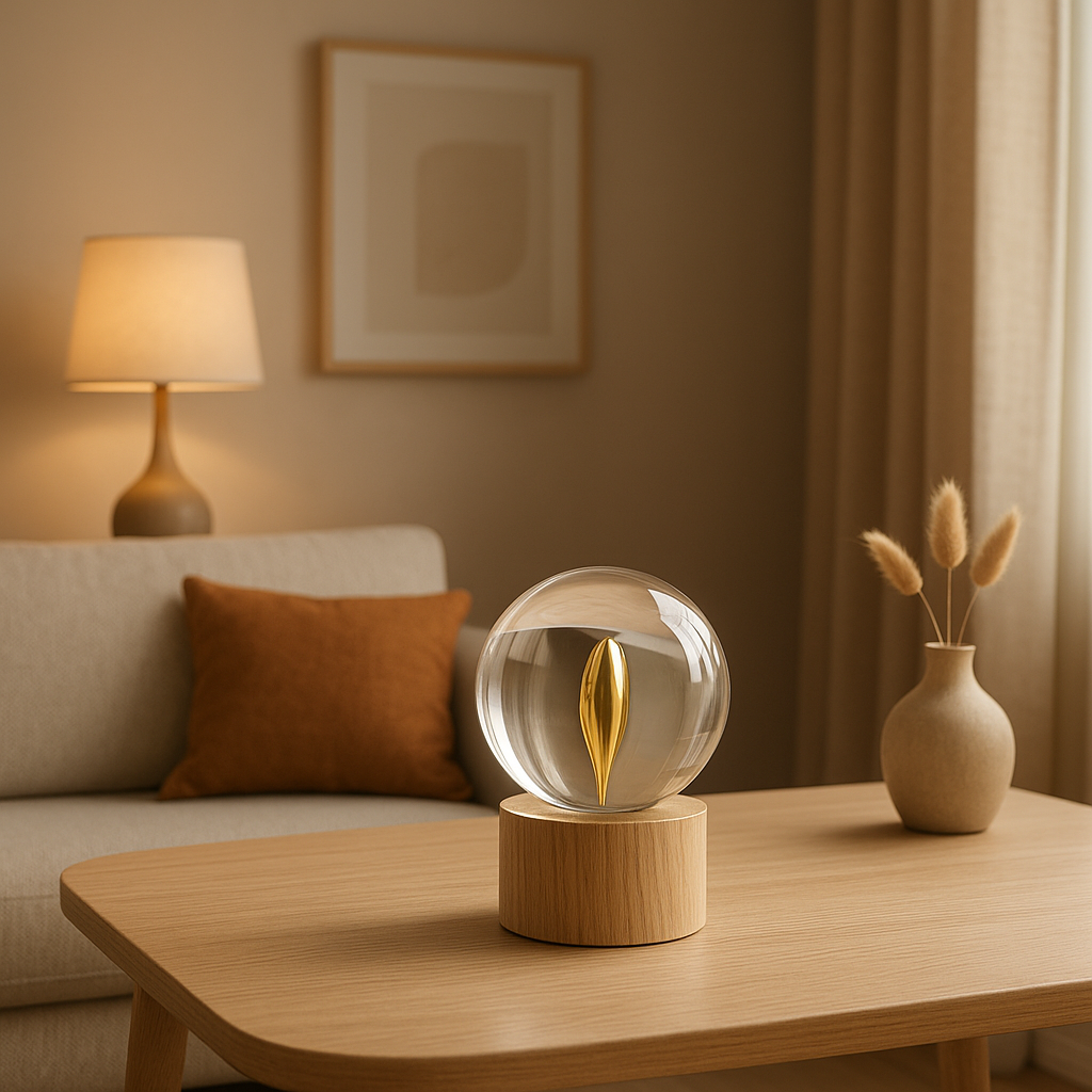 Presse papier tel design en bois massif pour bureau élégant et fonctionnel
