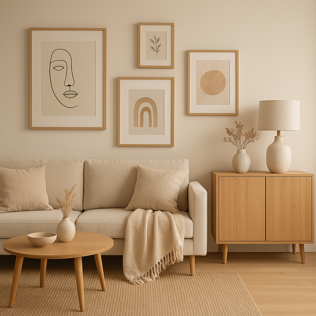 Décoration murale salon tendance : tableau moderne et élégant pour votre intérieur