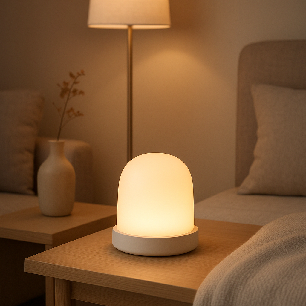 Veilleuse LED design moderne pour une ambiance apaisante et un éclairage doux