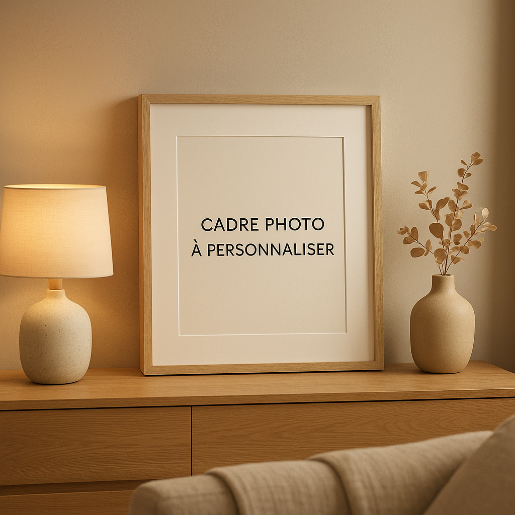 Cadre photo personnalisable pour afficher vos souvenirs préférés sur le mur