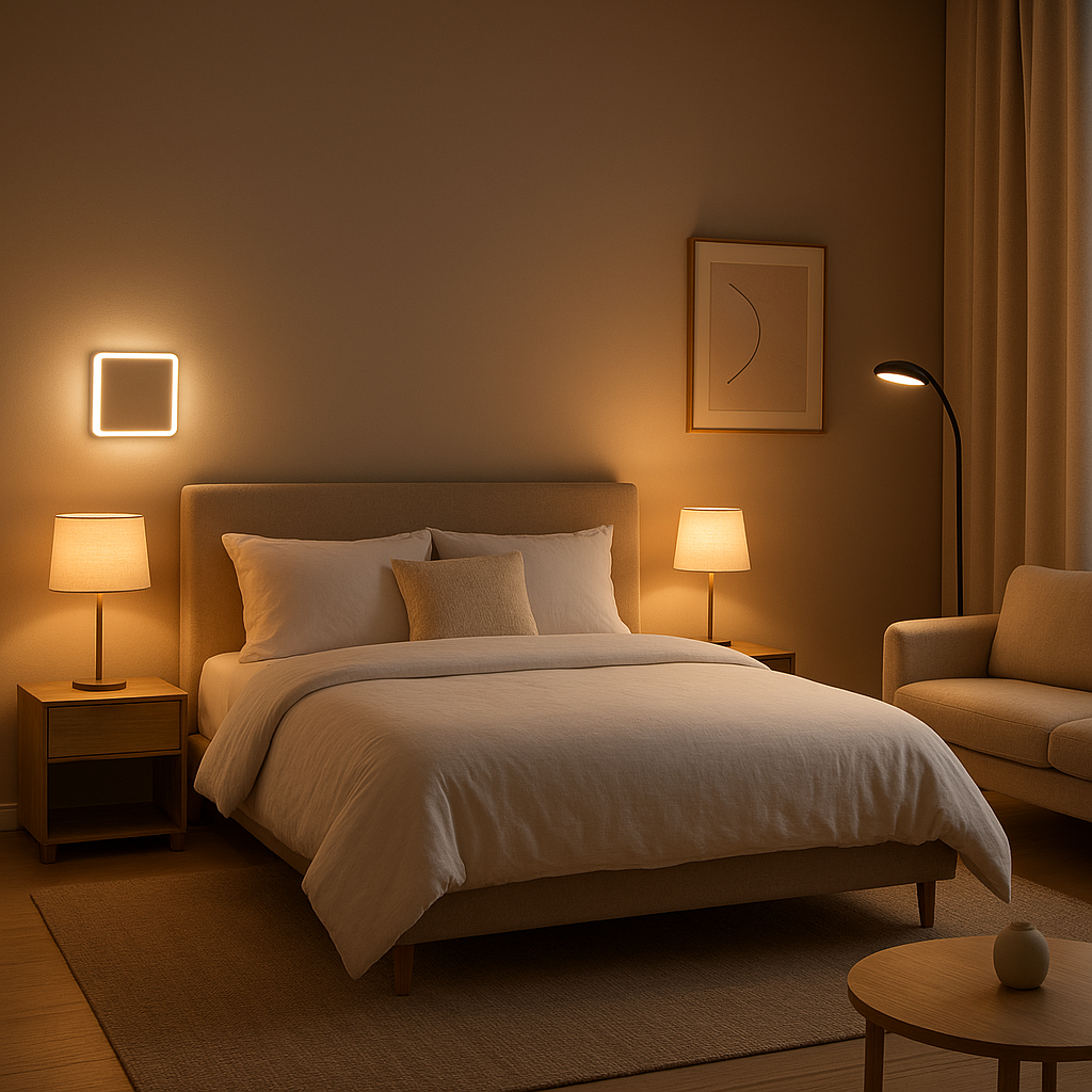 Luminaire LED chambre ado design moderne pour éclairage ambiant et décoratif