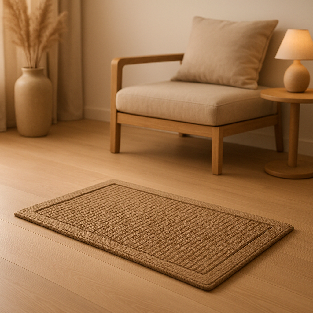 Paillasson encastrable pour intérieur, idéal pour garder votre entrée propre et élégante.