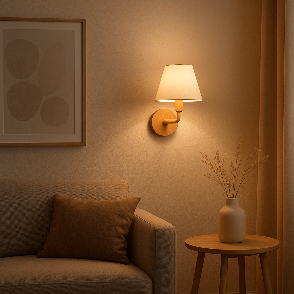 Applique murale scandinave design en métal noir pour un éclairage d'ambiance intérieur