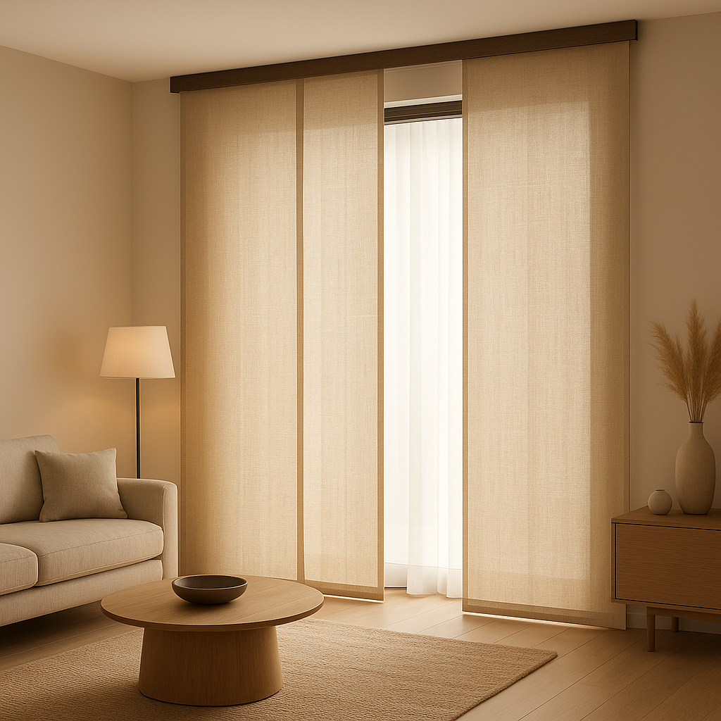 Panneau japonais décoratif en bois pour un intérieur zen et apaisant