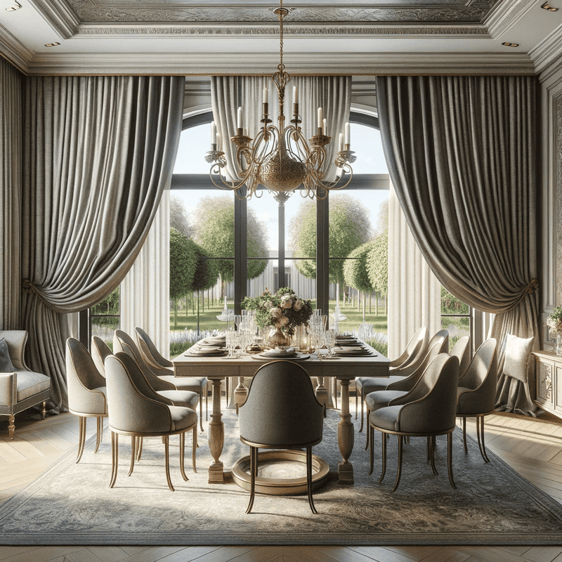 Des rideaux par attache, élégants et pratiques, pour habiller vos fenêtres avec style et simplicité.