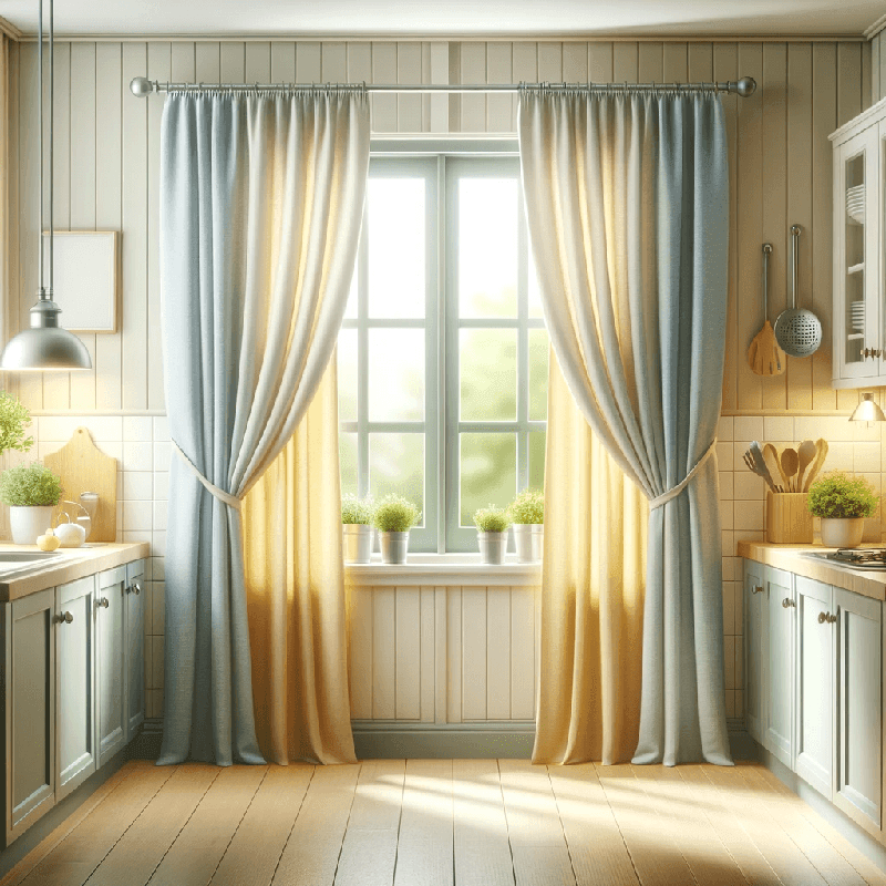 Des rideaux à œillets au design épuré et moderne, parfaits pour habiller vos fenêtres avec style et simplicité.
