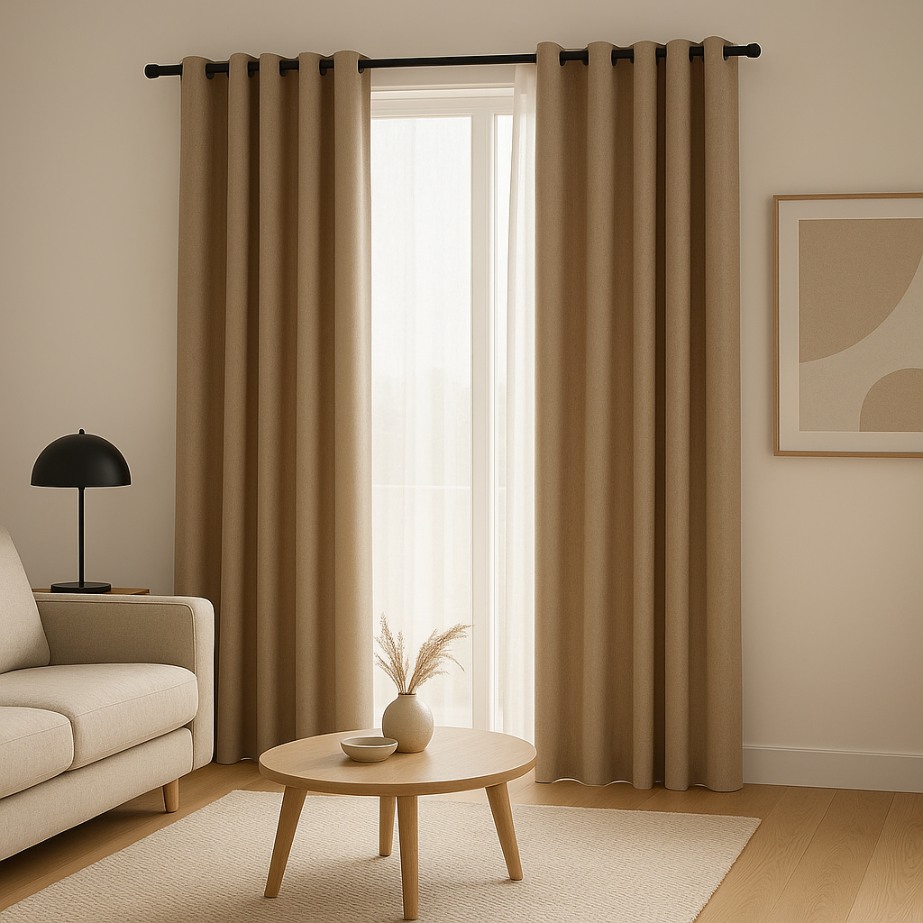 Rail à rideau design pour fenêtre, parfait pour habiller votre intérieur avec élégance