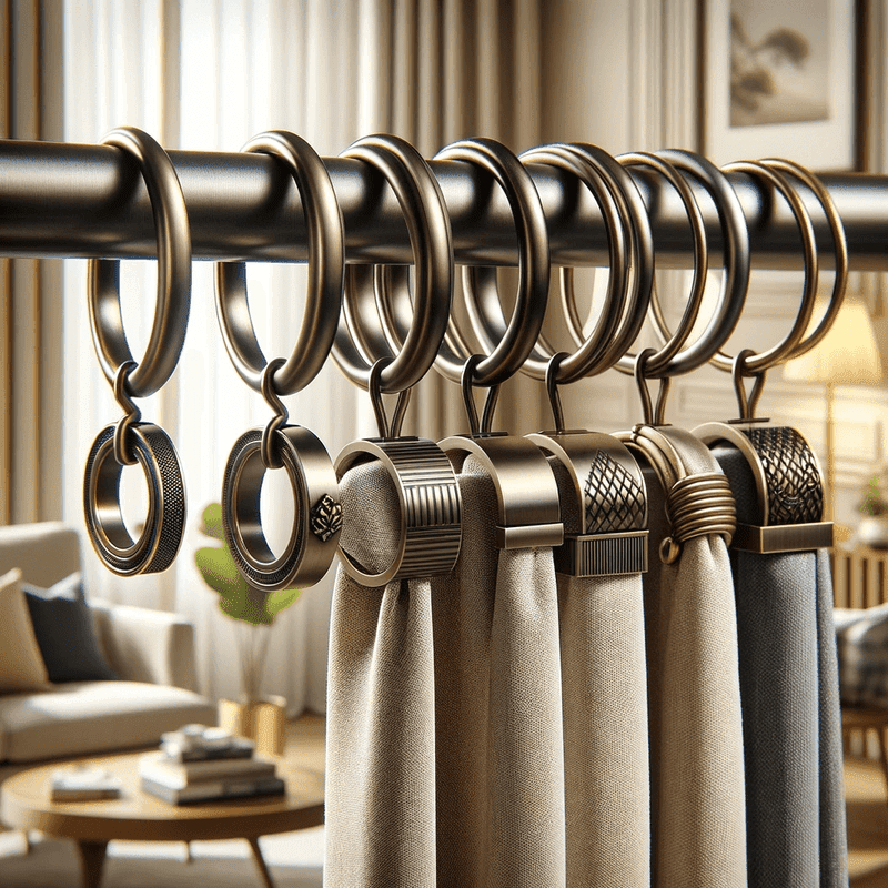 Un accessoire rideau élégant et pratique, idéal pour apporter une touche de finition à votre décoration intérieure.