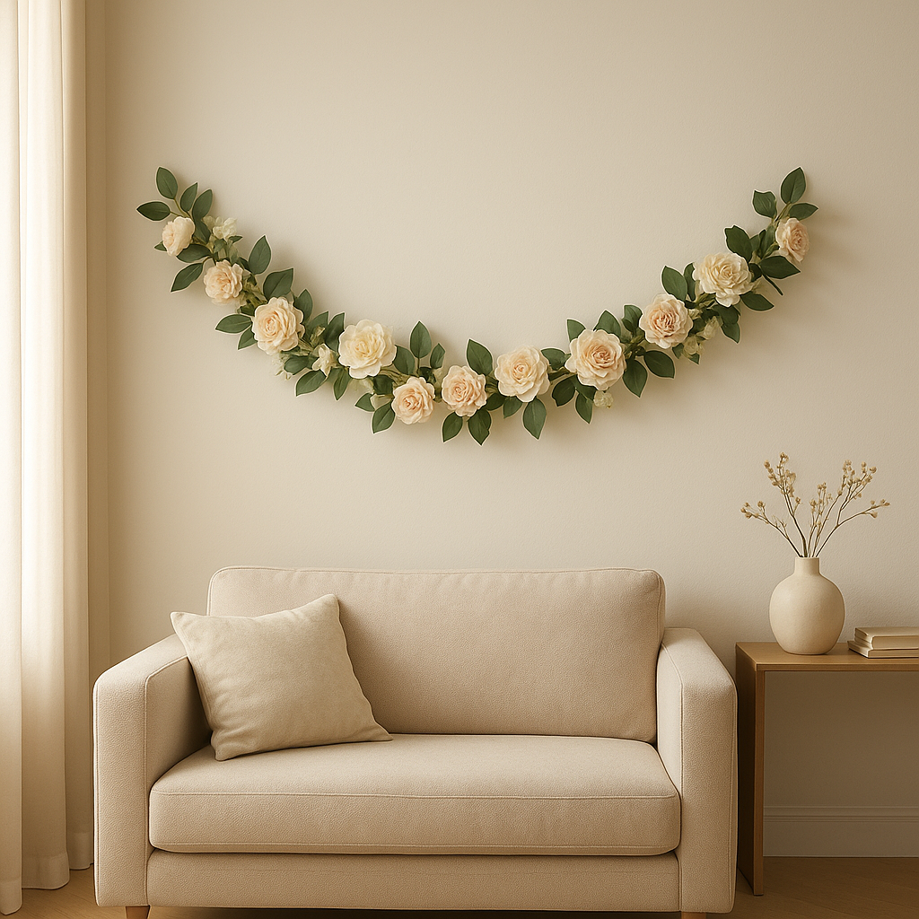Guirlande fleur artificielle pour décorer votre intérieur avec élégance et style