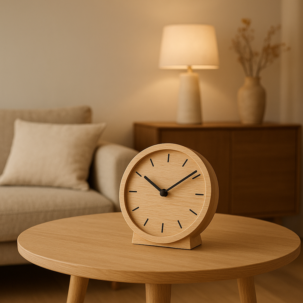 Horloge à poser design pour décorer votre intérieur avec élégance et modernité.