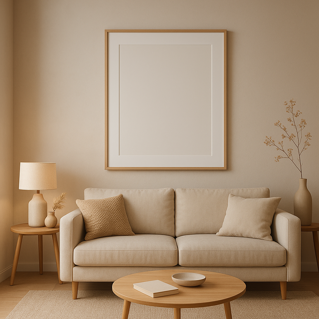 Cadre photo mural design pour afficher vos souvenirs en décoration d'intérieur élégante