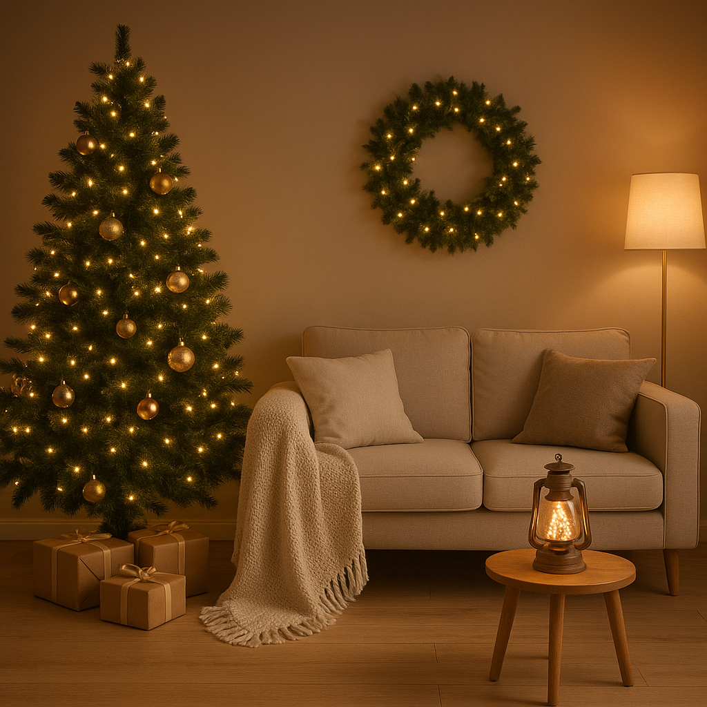 Décoration extérieure de Noël élégante pour illuminer votre jardin et façade