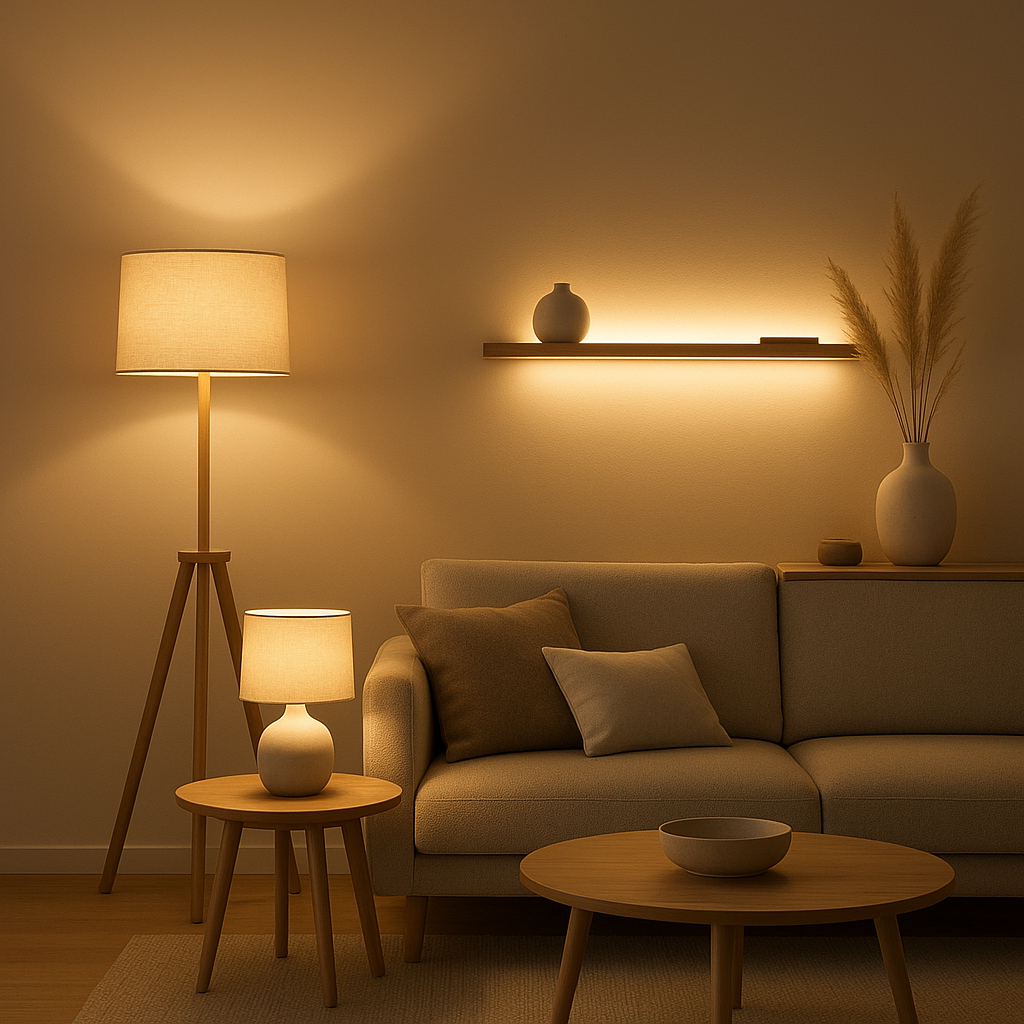 Lampes LED décoratives pour ambiance lumineuse et design intérieur moderne